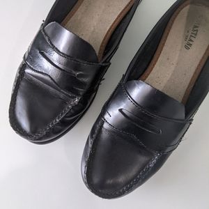 Black Eastland Penny Loafers